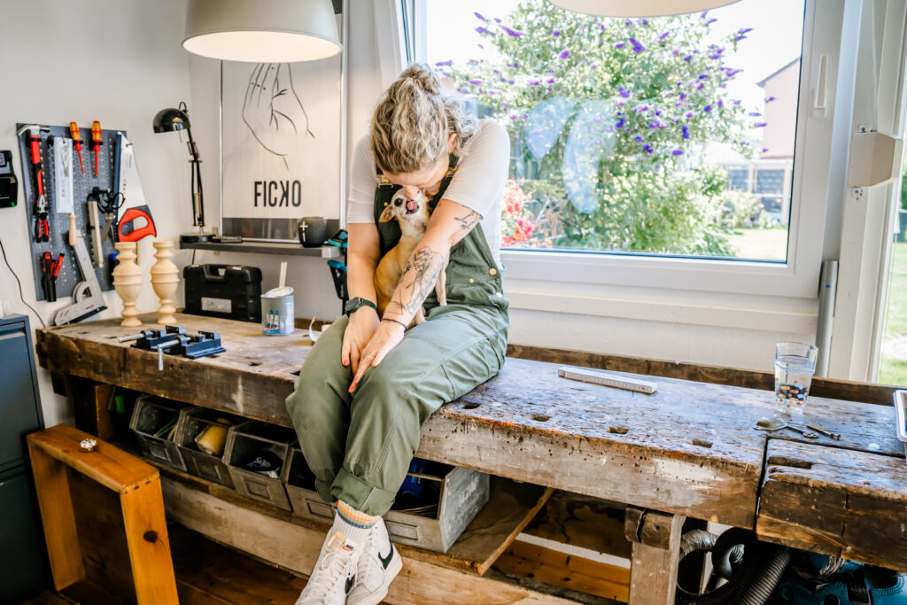 Upcycling von Möbeln in der Werkstatt bei Düren